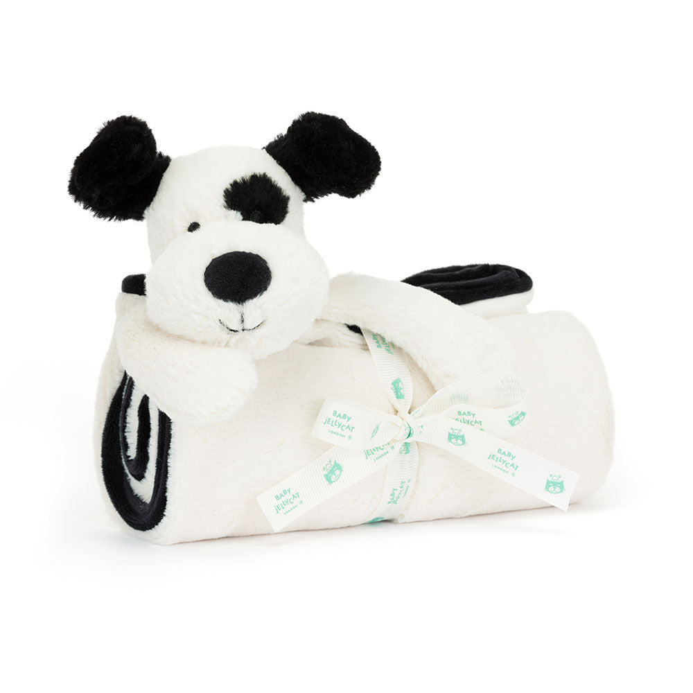 Mantita de apego XL - Perrito blanco y negro