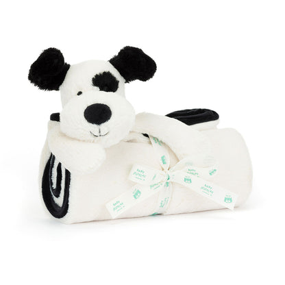 Mantita de apego XL - Perrito blanco y negro