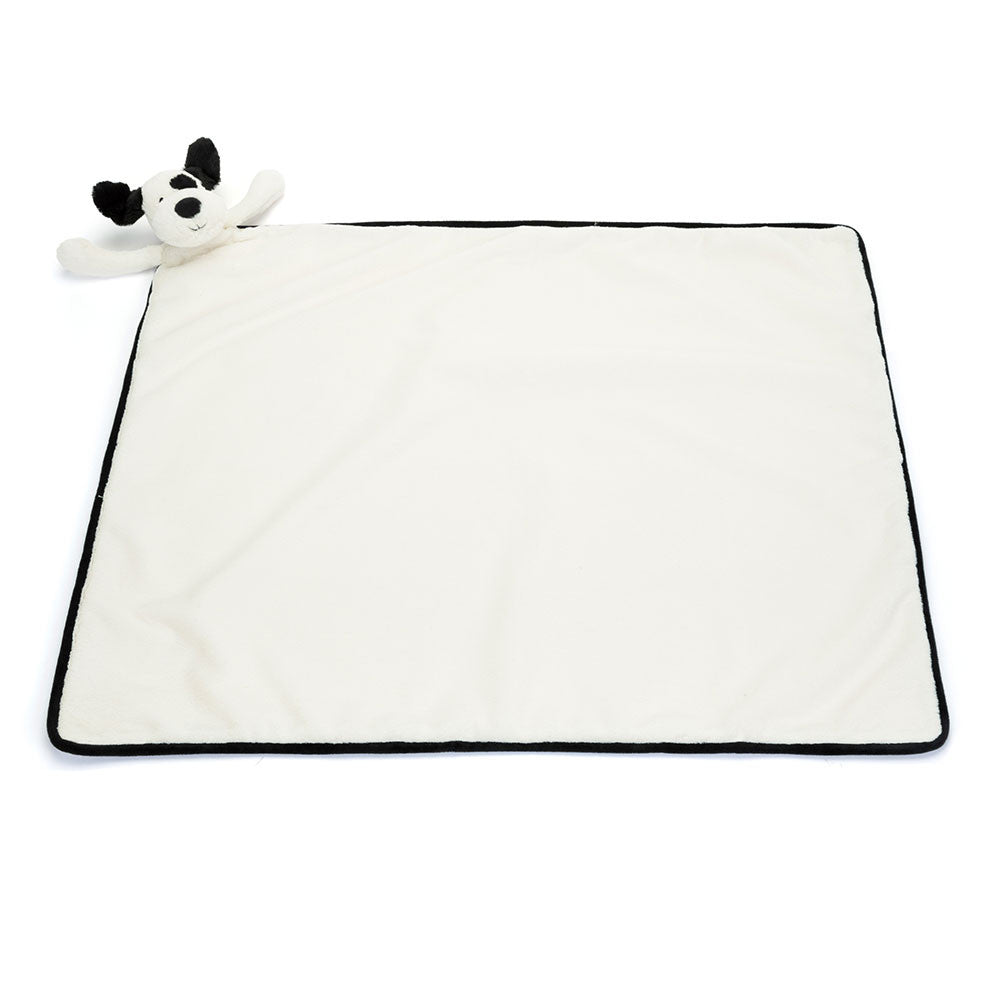 Mantita de apego XL - Perrito blanco y negro