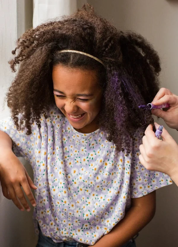 Máscara de pestañas para el pelo - Rosa y Morado