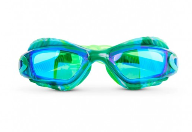 Gafas de natación - Escamas azul verdoso