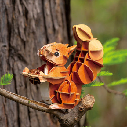 Mini Puzzle 3D - Ardilla