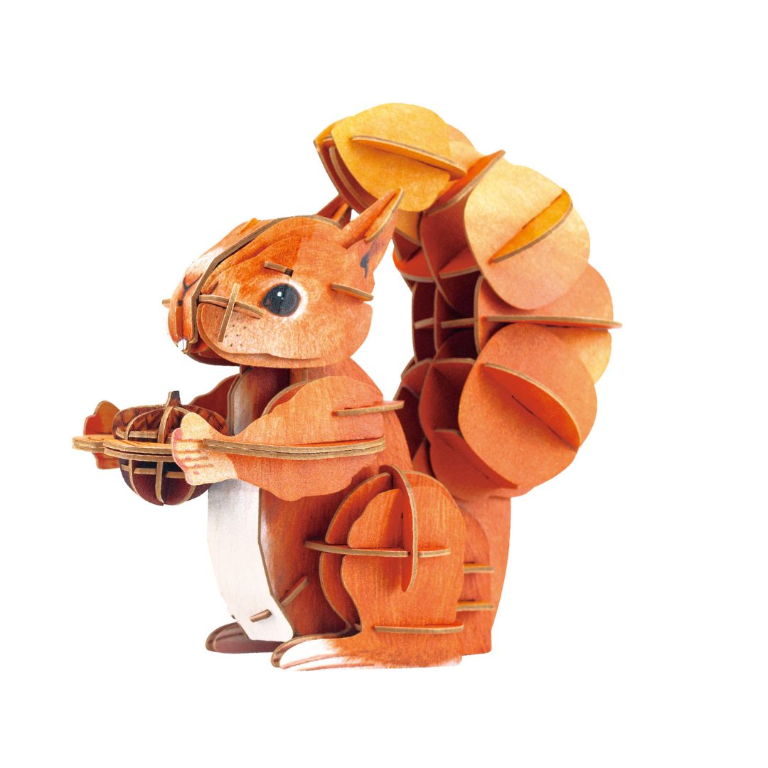 Mini Puzzle 3D - Ardilla