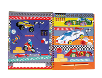 Foil &amp; Play - Juego de frustar y jugar - Coches