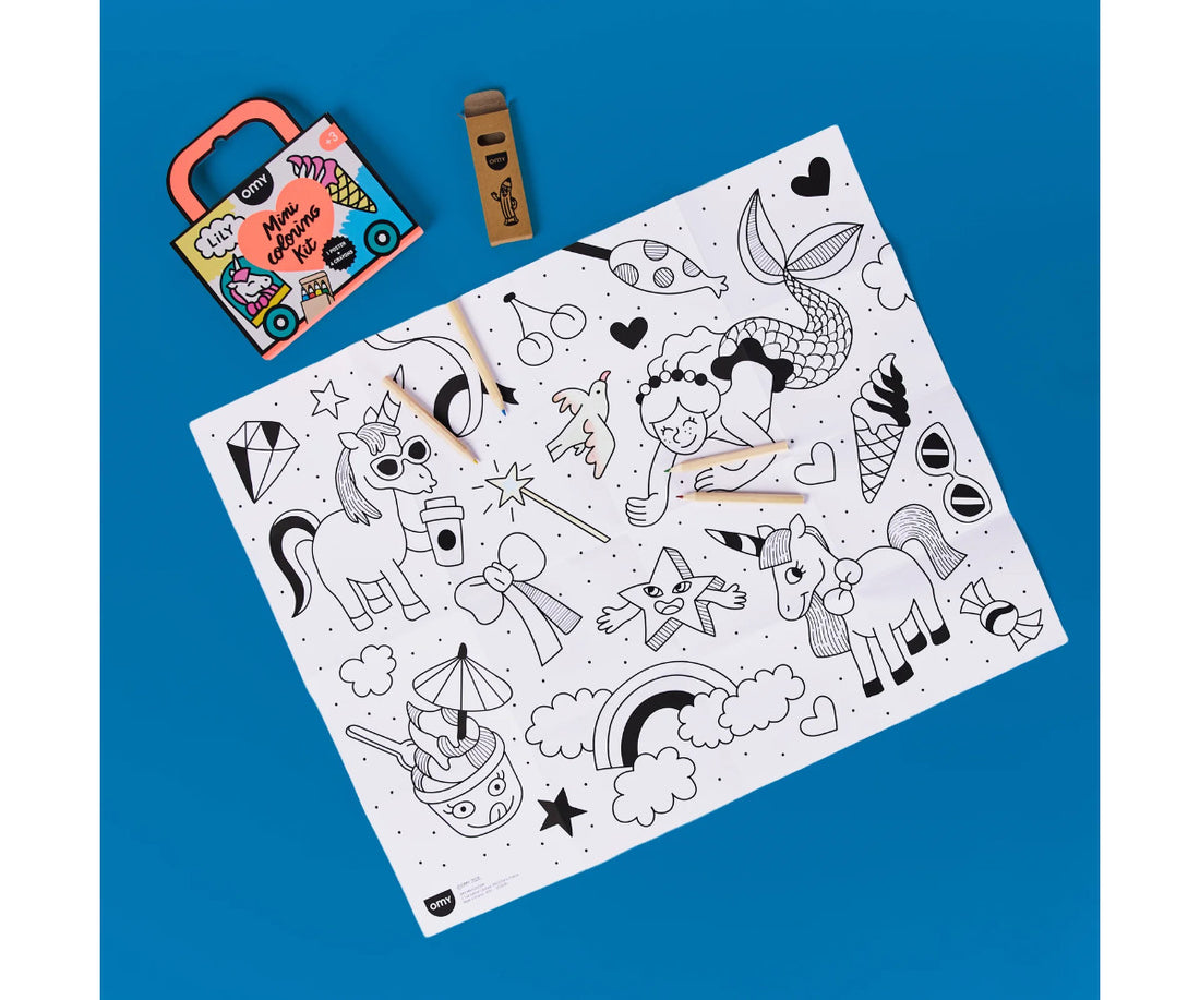 Kit de bolsillo de colorear - Unicornio Lily