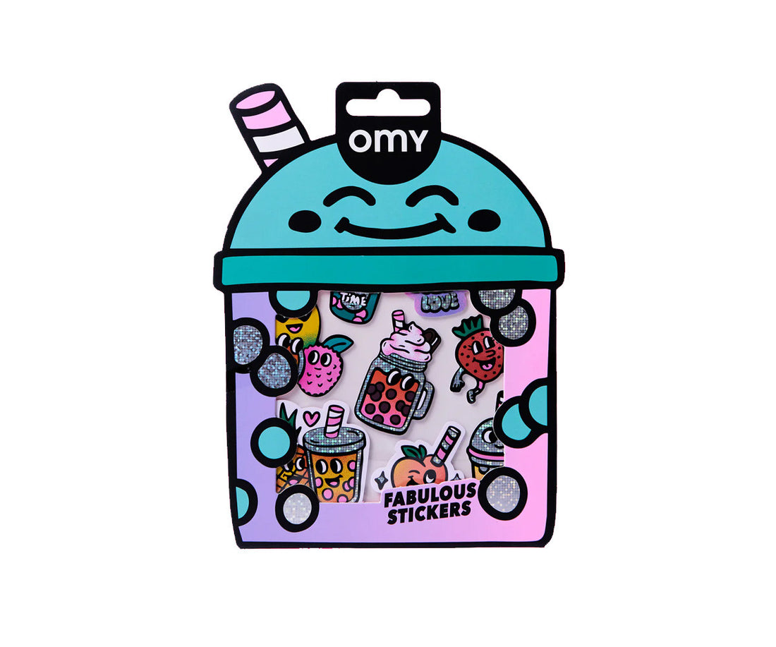 Pegatinas Fluorescentes - Big Bubble Tea