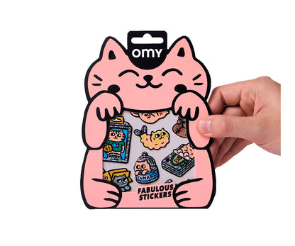 Pegatinas Fluorescentes - Big Kitty