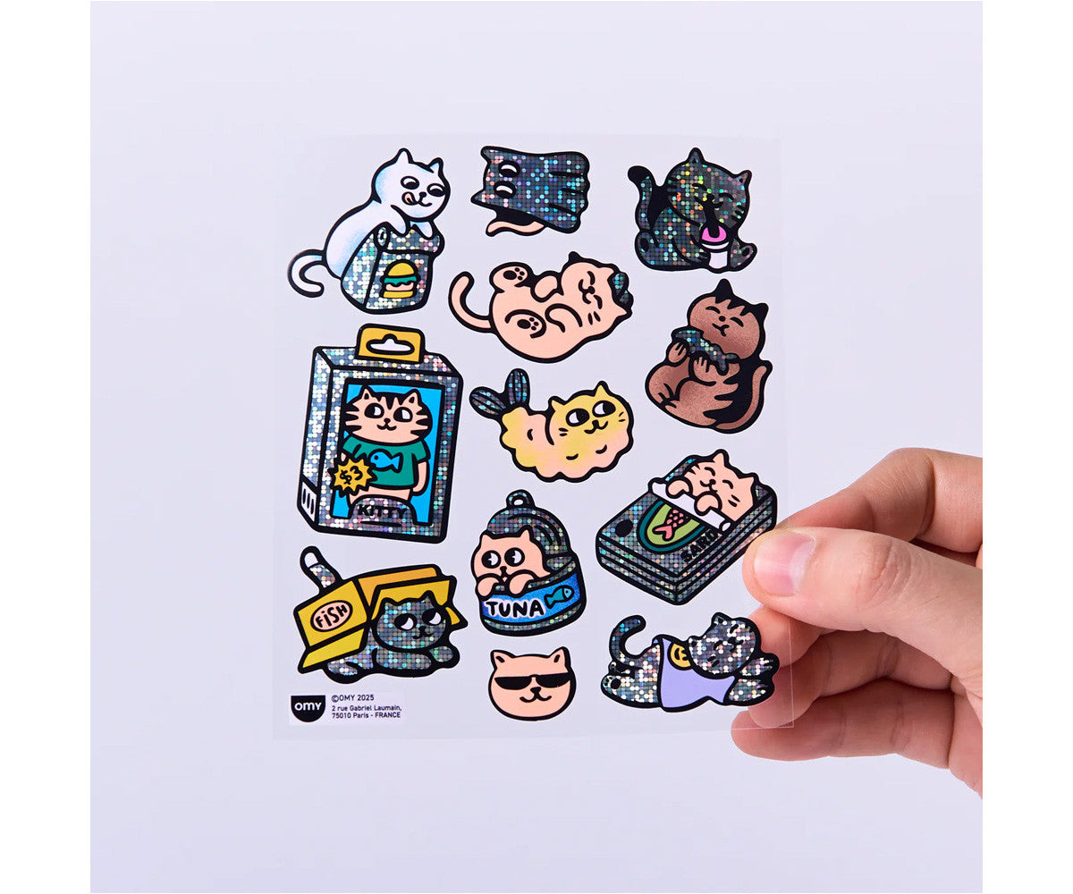 Pegatinas Fluorescentes - Big Kitty