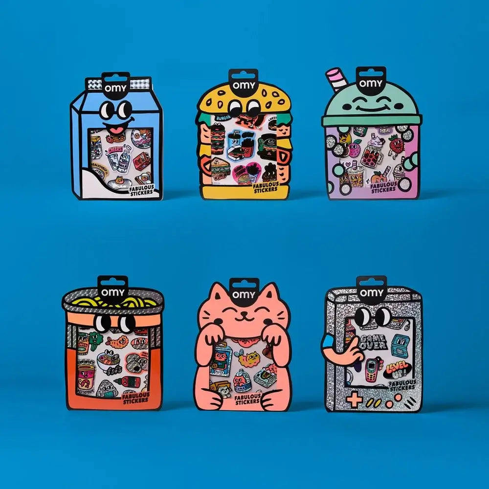 Pegatinas Fluorescentes - Big Milk