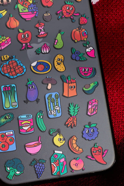 Pegatinas Fluorescentes - Boutique supermarket