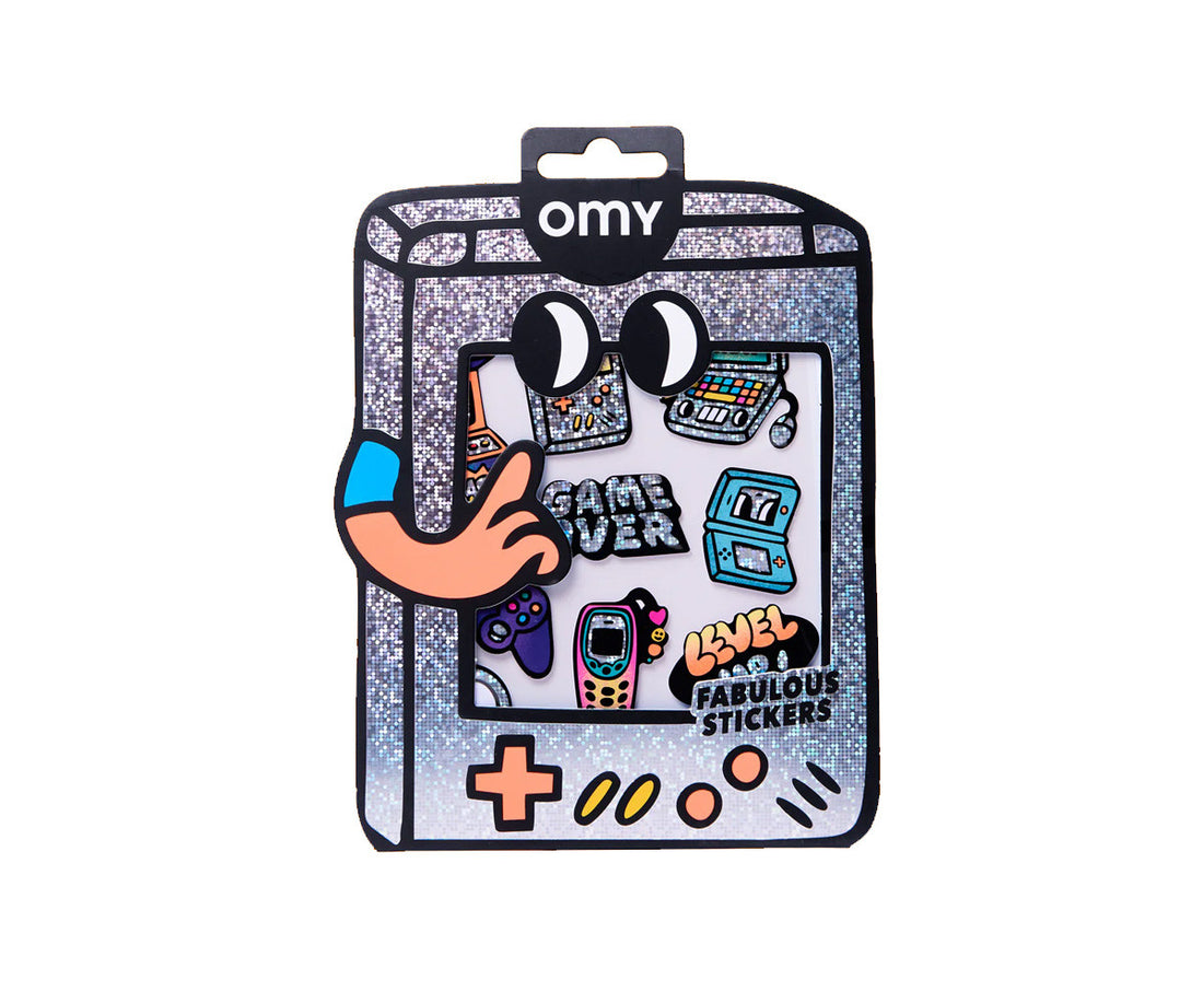 Pegatinas Fluorescentes - Big game boy