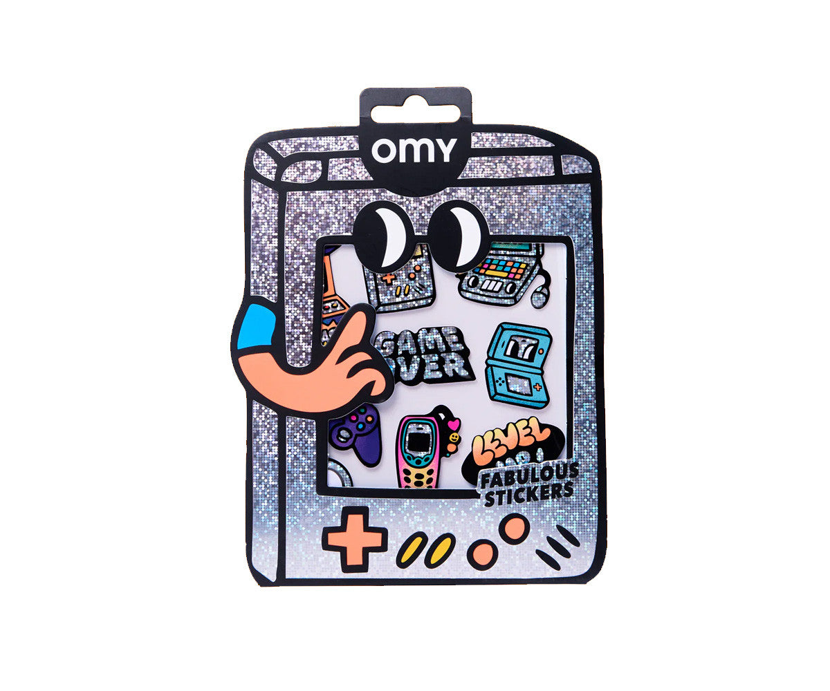 Pegatinas Fluorescentes - Big game boy