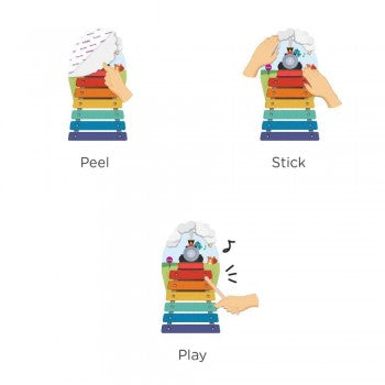 PREVENTA 🔥 Juegos verticales para pared - Tren Xilofono