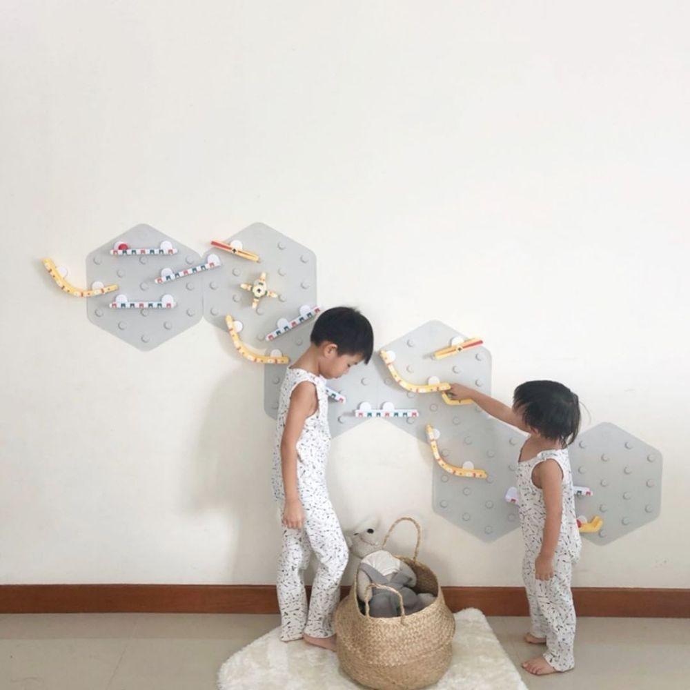 PREVENTA 🔥 Circuito de bolas para pared Original 6 piezas