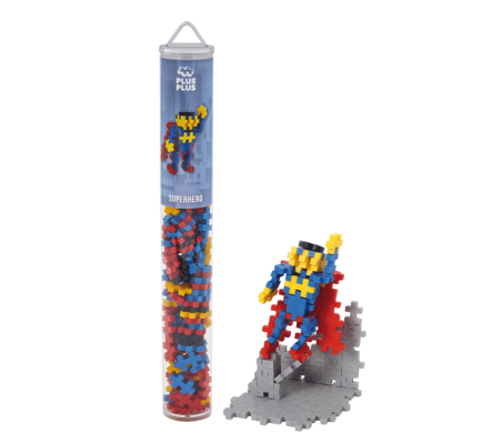 Plus Plus - Tamaño Mini - Tubo de personajes y animales (100 piezas)