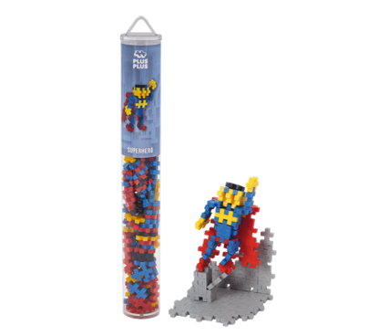 Plus Plus - Tamaño Mini - Tubo de personajes y animales (100 piezas)