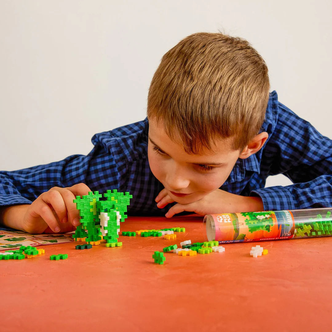 Plus Plus - Tamaño Mini - Tubo de personajes y animales (100 piezas)