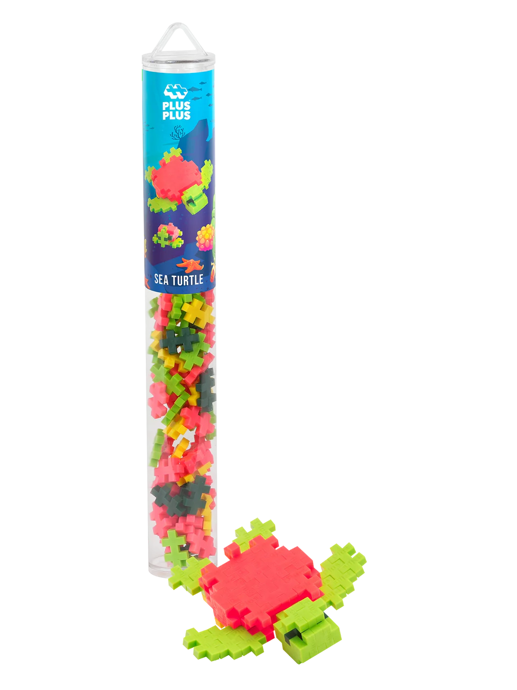 Plus Plus - Tamaño Mini - Tubo de personajes y animales (100 piezas)