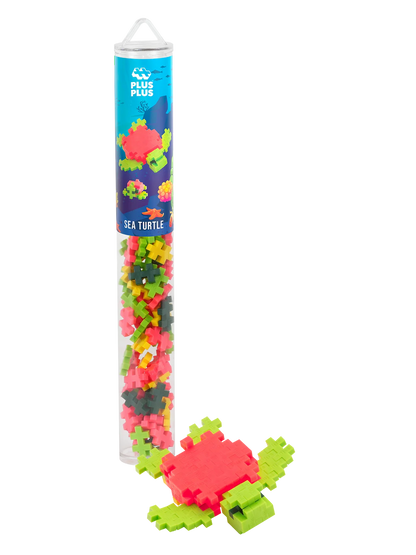 Plus Plus - Tamaño Mini - Tubo de personajes y animales (100 piezas)