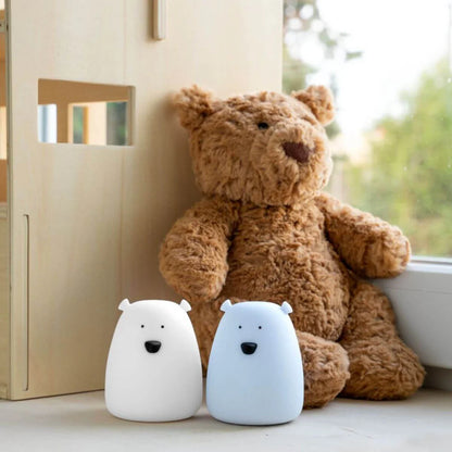Set de 2 Mini Lámparas - Oso Blanco y Azul Ártico