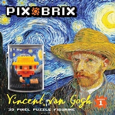 Pix Brix - Bote metálico- Van Gogh (482 piezas)