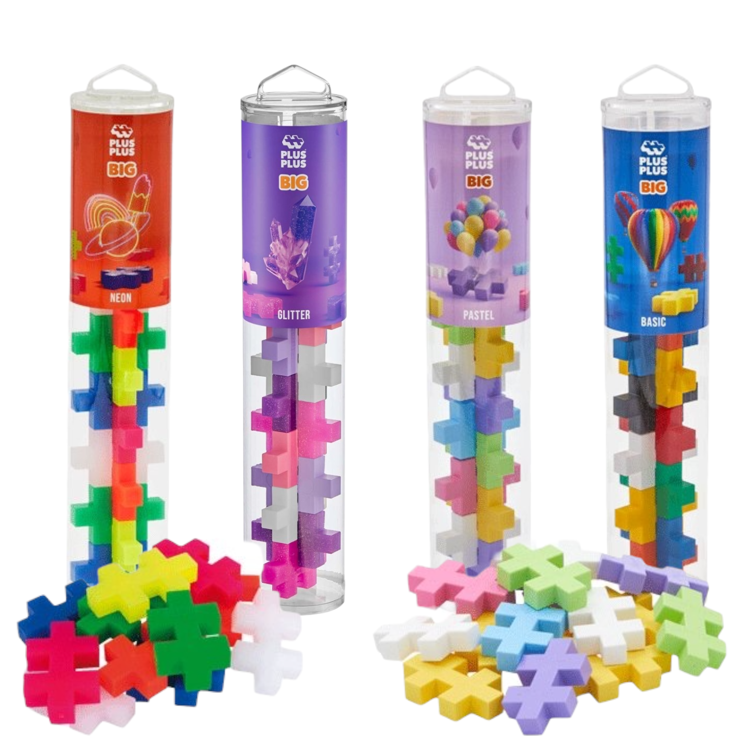 Plus Plus - Tamaño BIG - Tubo (15 piezas)