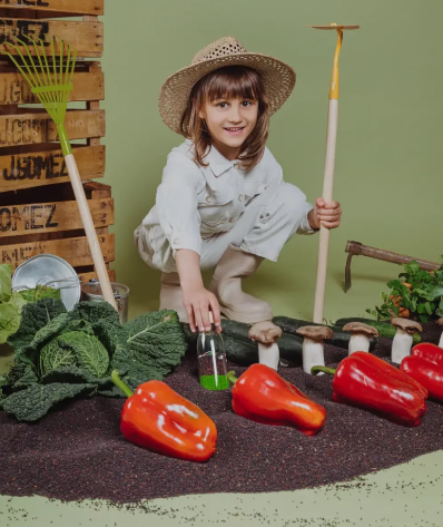 Botella sensorial - LEARN- Veggies