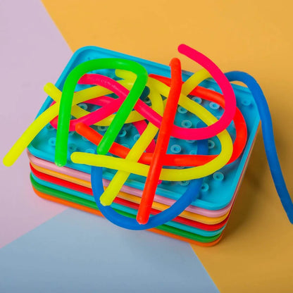 Juguete sensorial - Gusanos elásticos