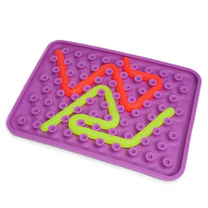 Juguete sensorial - Gusanos elásticos