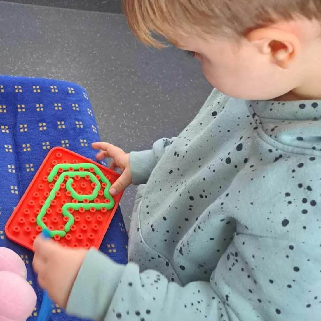 Juguete sensorial - Gusanos elásticos