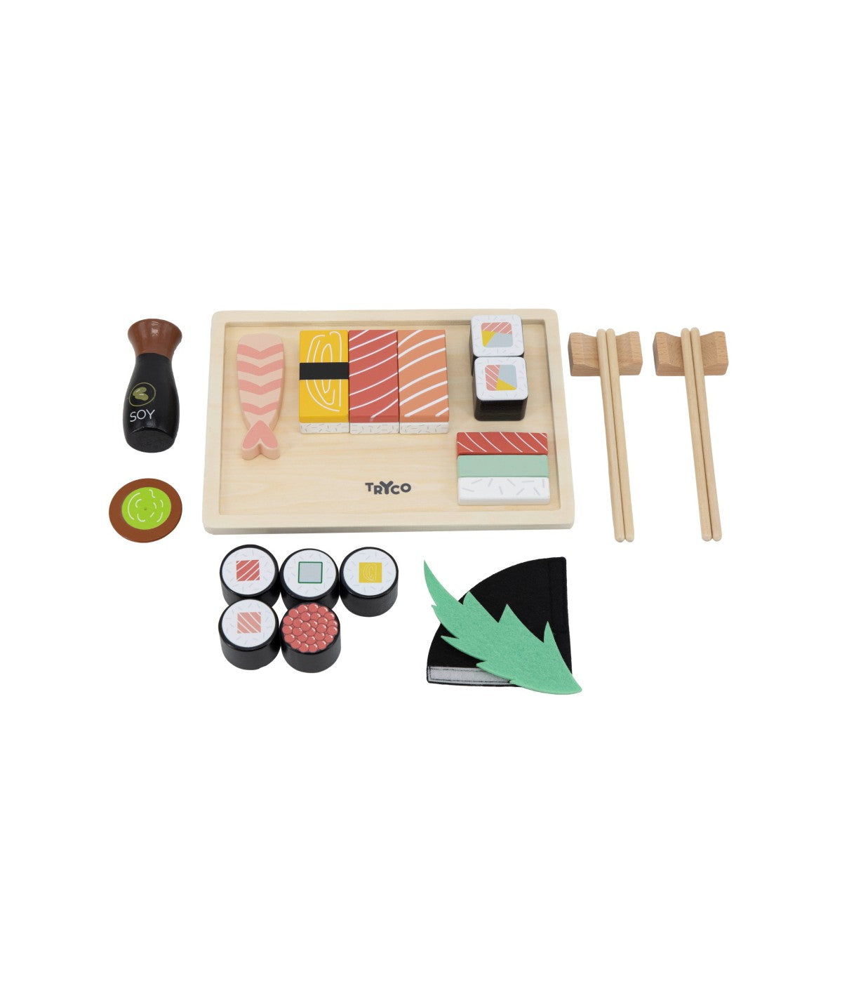 Set de sushi - Madera