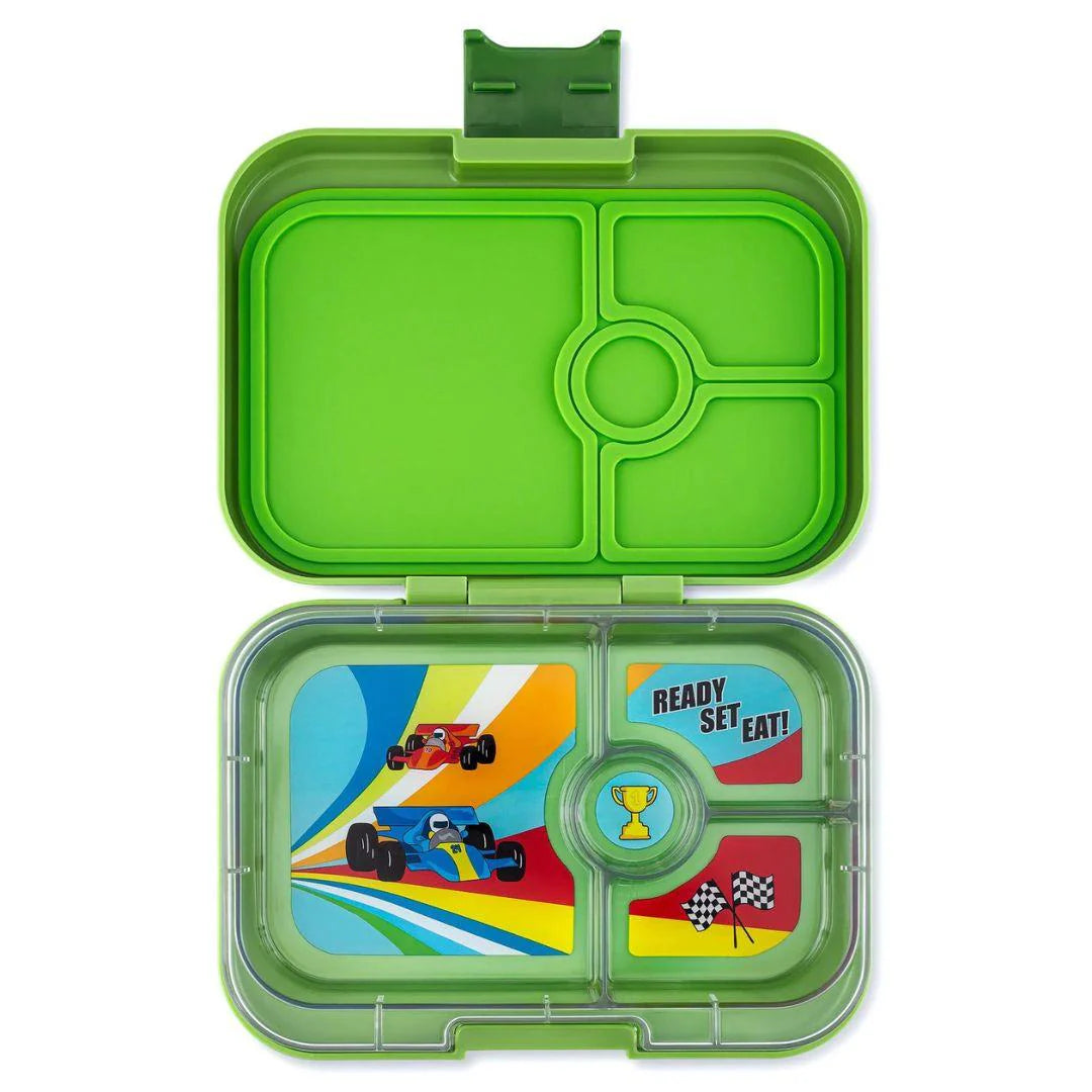 Caja Merienda Yumbox - M - (Panino, 4 compartimentos) - Coches