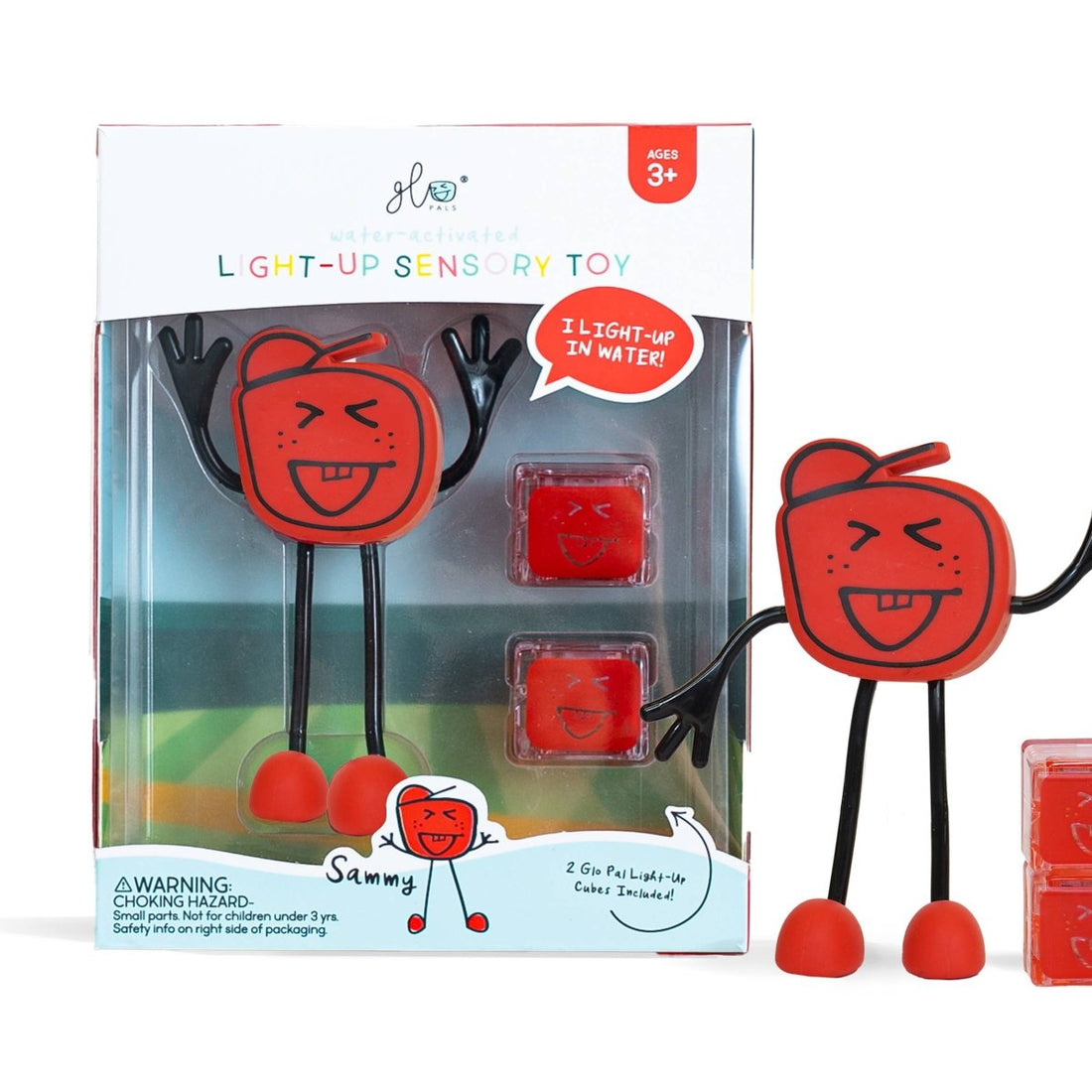 Glo Pals (Brilla en el agua) - Muñeco Rojo - Casa de Fieras