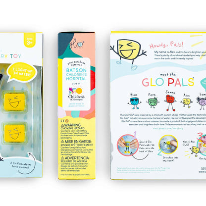 Glo Pals (Brilla en el agua) - Muñeco Amarillo - Casa de Fieras