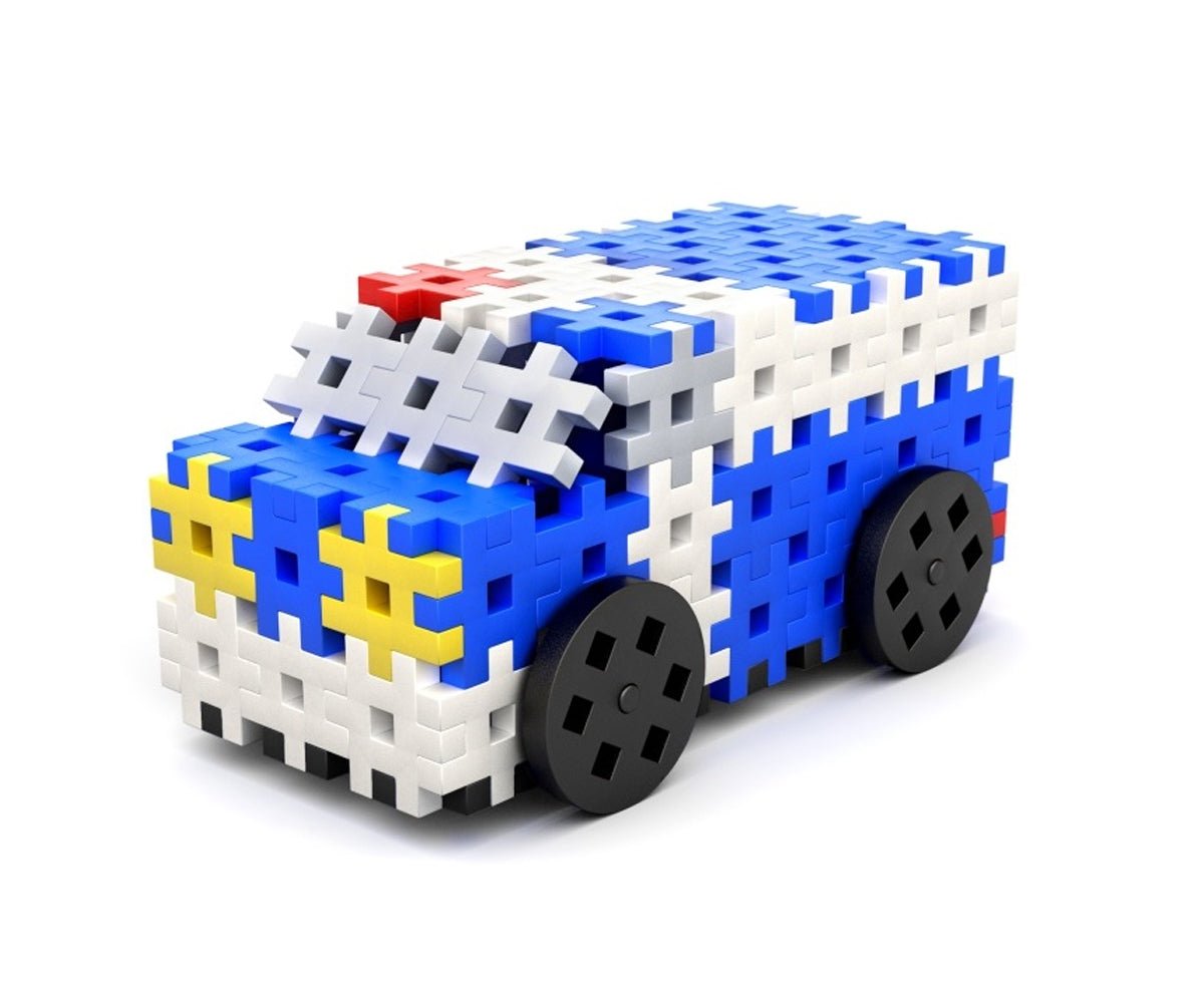 Meli - Basic (4 en 1) - 160 piezas - Policía - Casa de Fieras