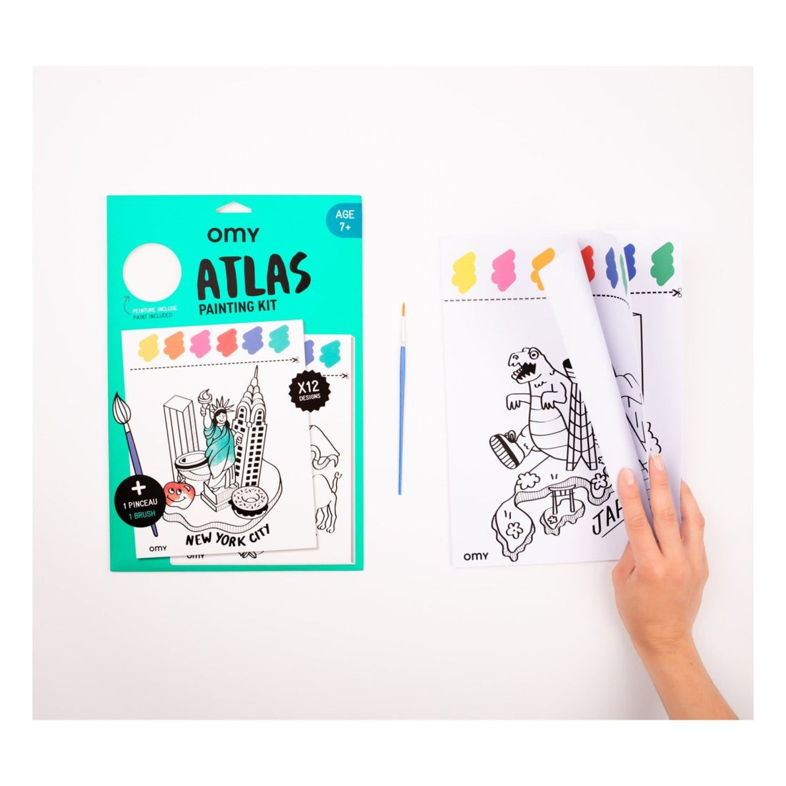 Acuarela seca - Atlas - Casa de Fieras