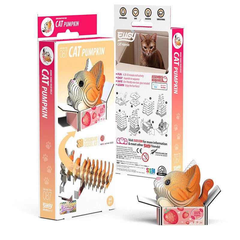 Animales 3D - Gato Pumpkin - Casa de Fieras