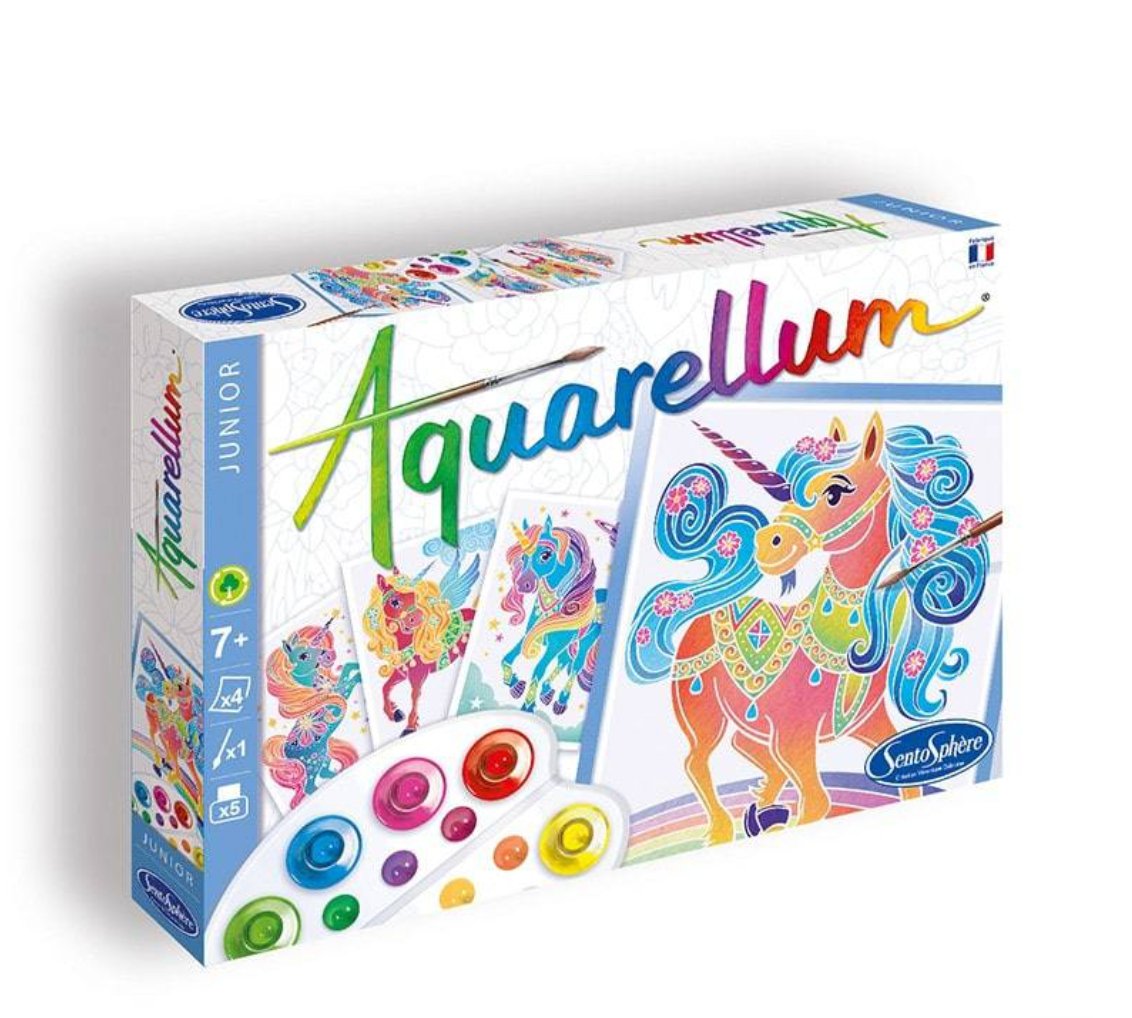 Aquarellum Junior - Unicornios - Casa de Fieras