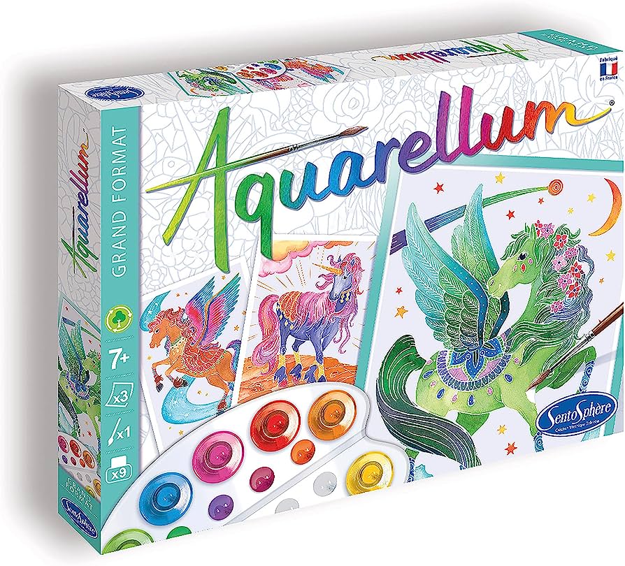 Aquarellum - Unicornios y pegasos - Casa de Fieras