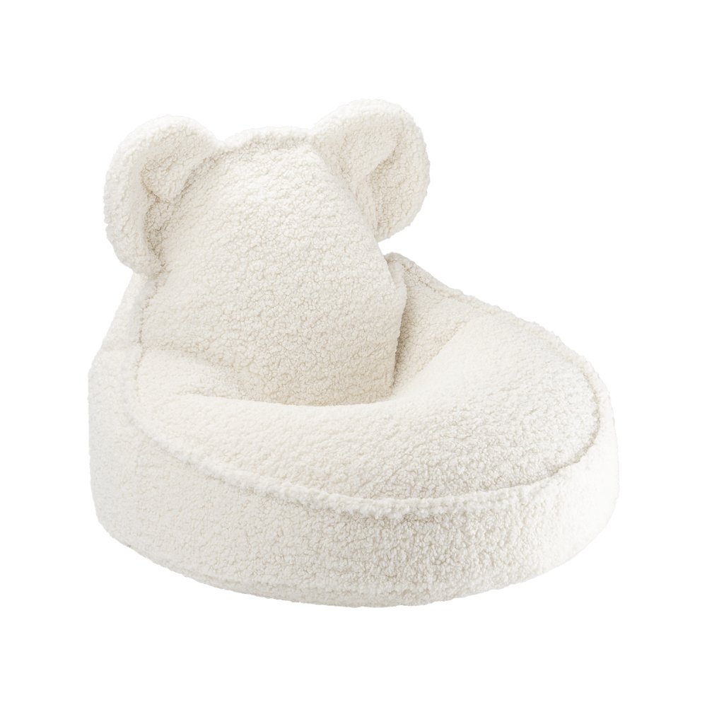 Beanbag Bear chair - Teddy - Cream White - Casa de Fieras