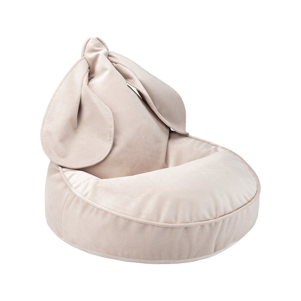 Beanbag Bunny chair - Terciopelo - Dusty Beige - Casa de Fieras