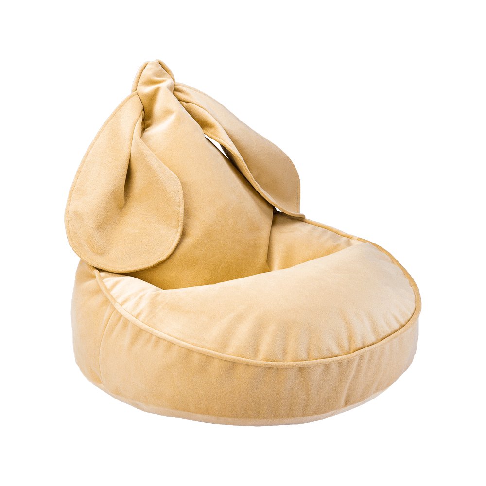 Beanbag Bunny chair - Terciopelo - Salted Caramel - Casa de Fieras