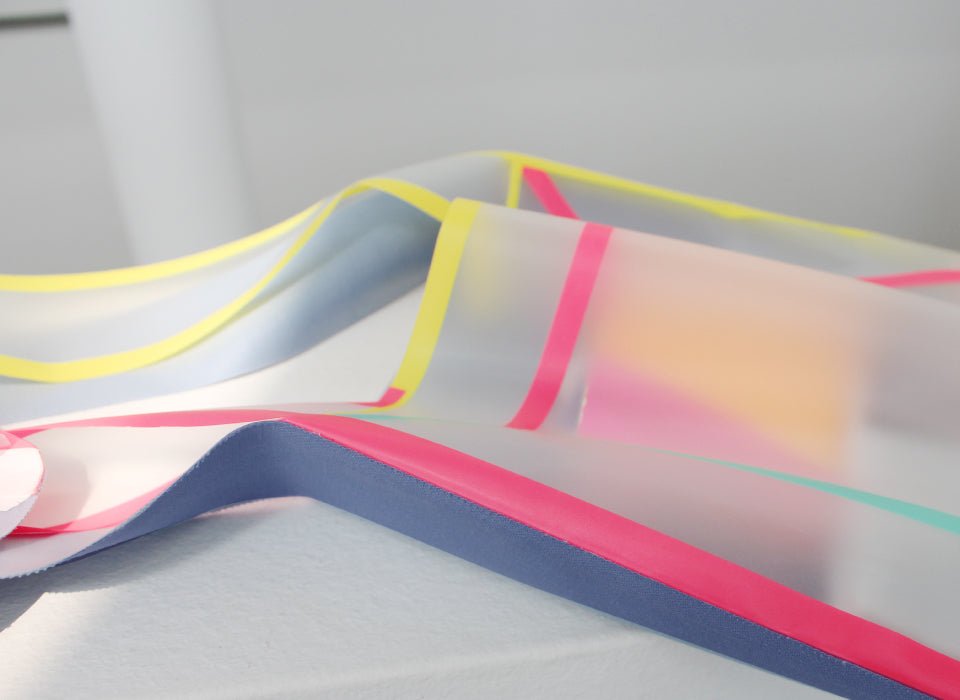 Bolsa Reutilizable - Lino y Plástico - Azul - Casa de Fieras