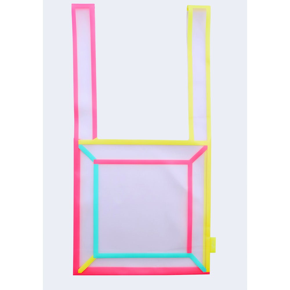 Bolsa Reutilizable - Lino y Plástico - Crema - Casa de Fieras