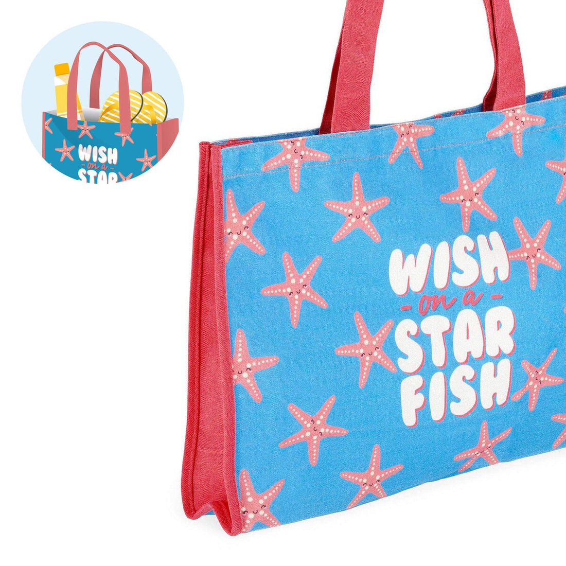 Bolso playa - Estrella de mar - Casa de Fieras