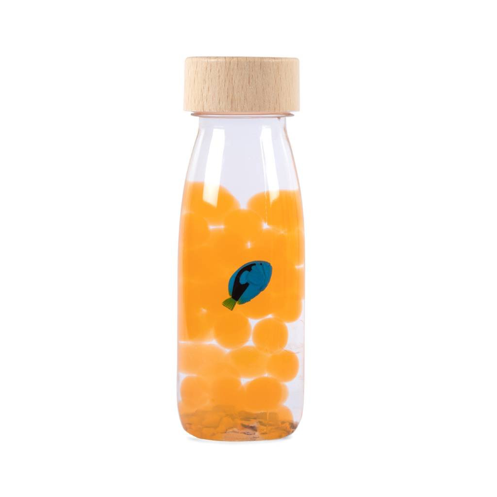 Botella sensorial - FLOAT - Pez Azul - Casa de Fieras