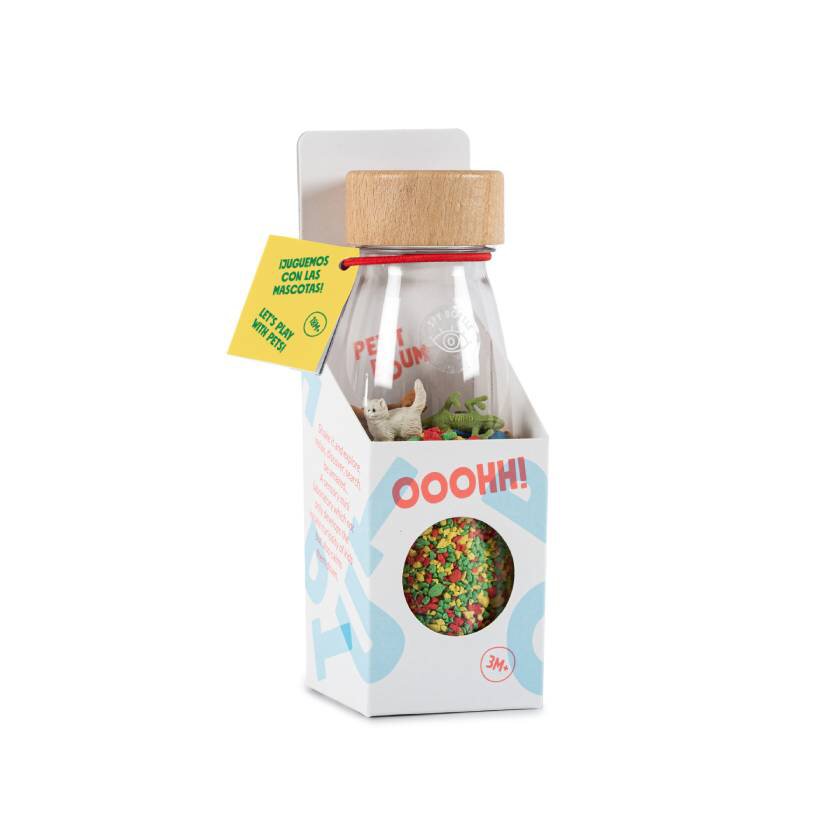 Botella sensorial - SPY - Perro y Gato - Casa de Fieras
