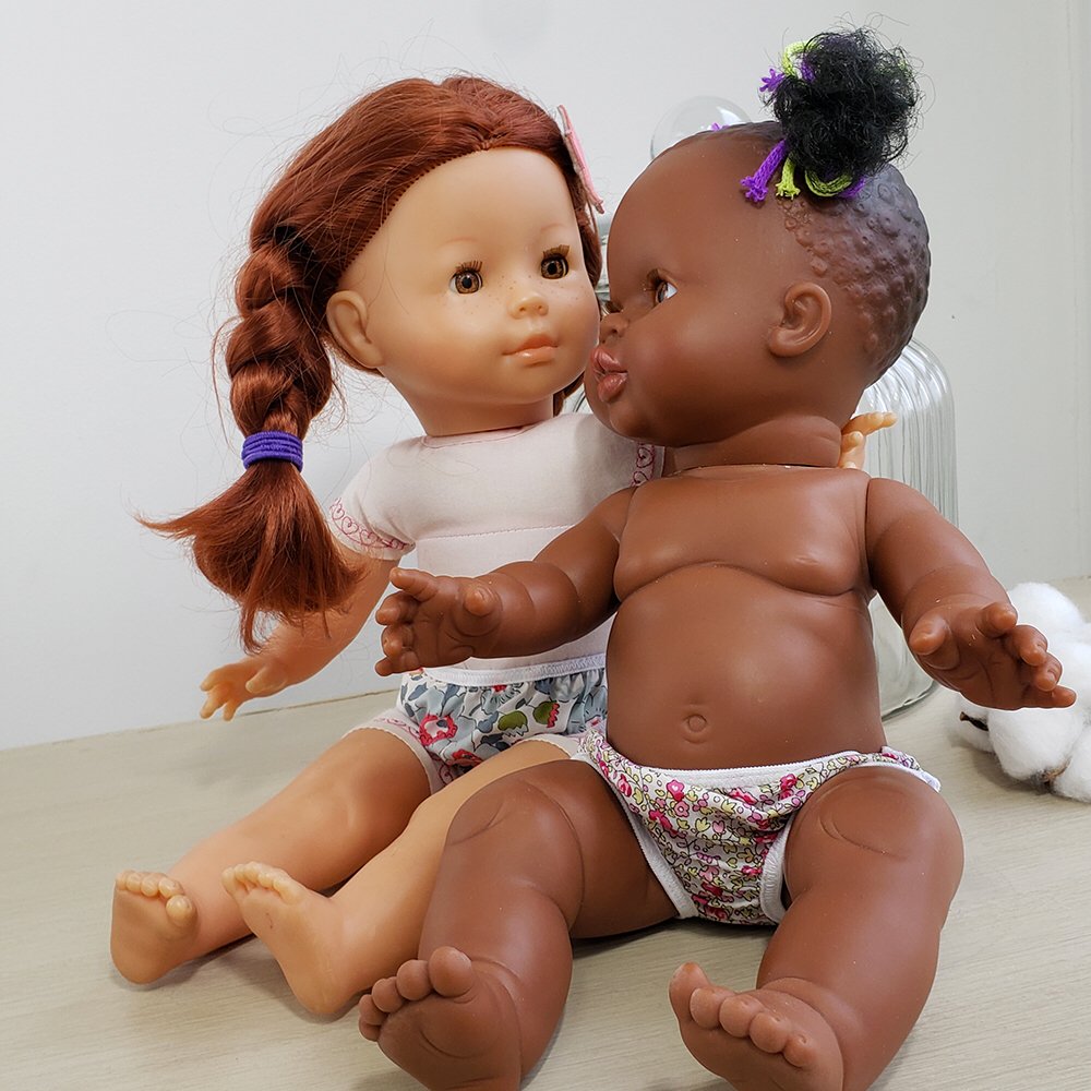 Braguitas de aprendizaje - Liberty peonías (rosa y azul) - Casa de Fieras