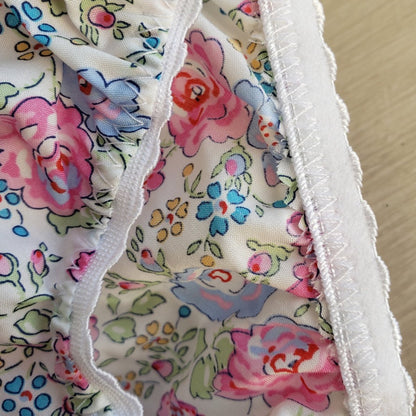 Braguitas de aprendizaje - Liberty peonías (rosa y azul) - Casa de Fieras