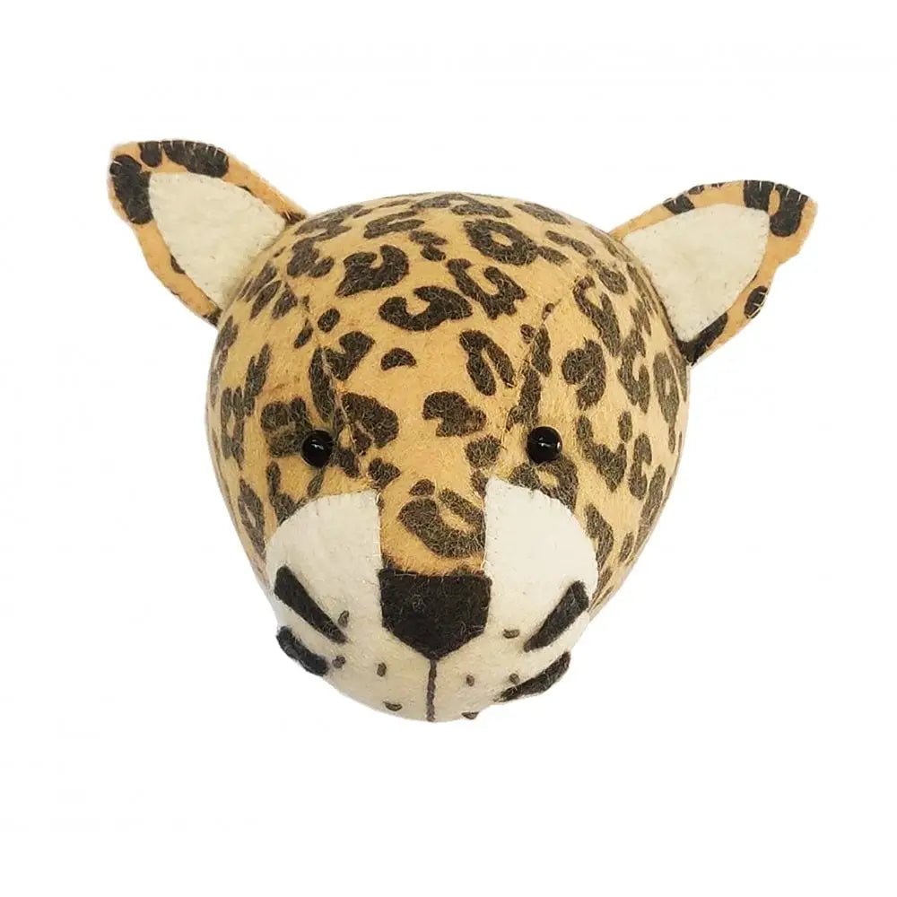Cabeza Fieltro - Leopardo (mini) - Casa de Fieras